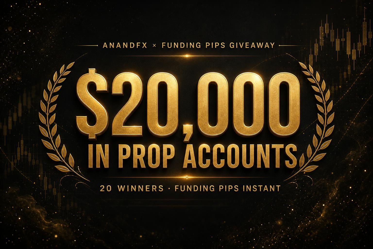 Winner Account Funding Pips $1,000 Instant Account Giveaway — 20 Winners — Giveaway ...